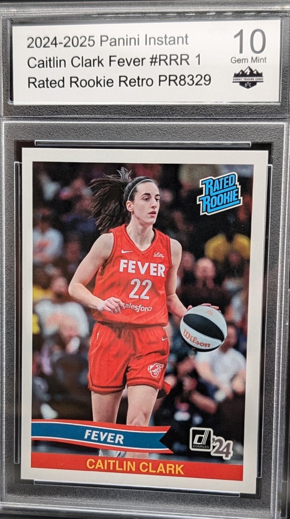Caitlin Clark Donruss 2024 Rated Rookie Retro Card